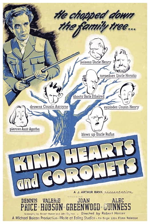 Kind Hearts and Coronets (Robert Hamer, 1949)